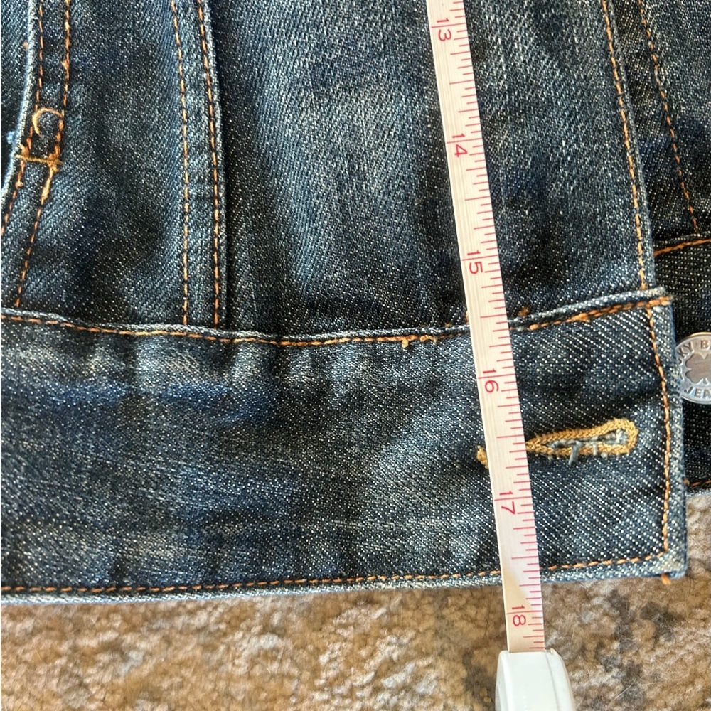 Dark Blue Denim Jacket Lucky Brand - Picture 4 of 10